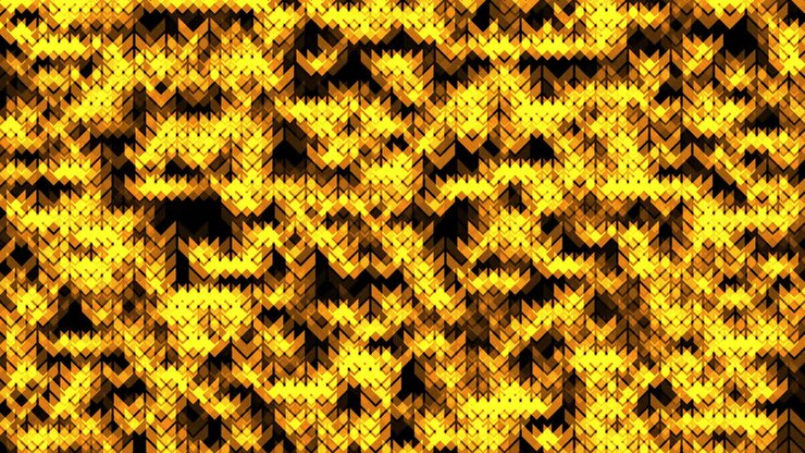 Blinking abstract particles background in 4K