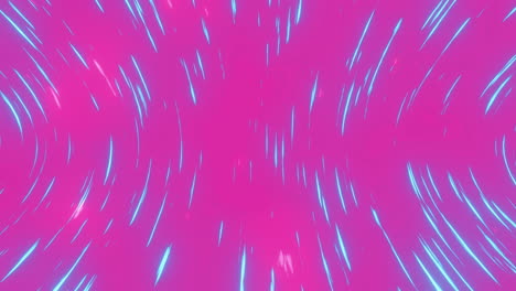 animation of spinning pink and blue neon tunnel background