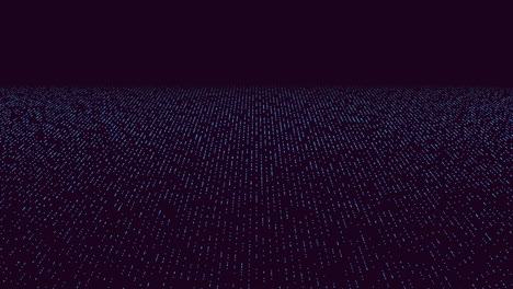 red background with pixelated white dots