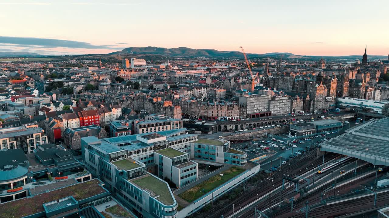 Edinburgh Cityscape at Sunset