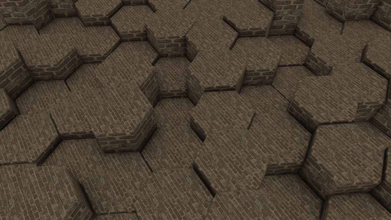 사코곤 벽돌 텍스처 3d 배경 (루프 가능)