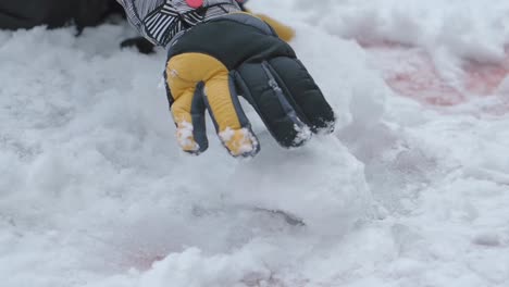 making a snowball