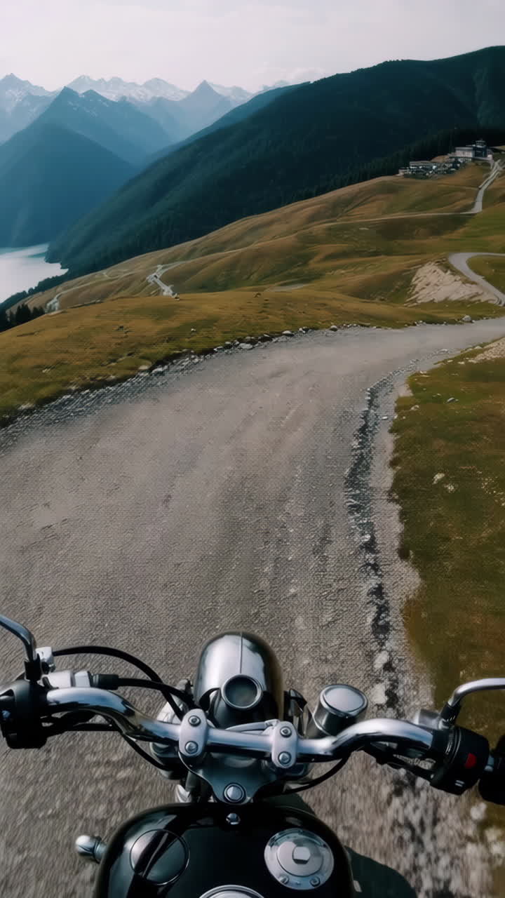 Motorcycle Adventure through Mountainous Terrain
