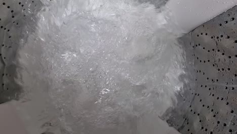 spinning in the washing machine
