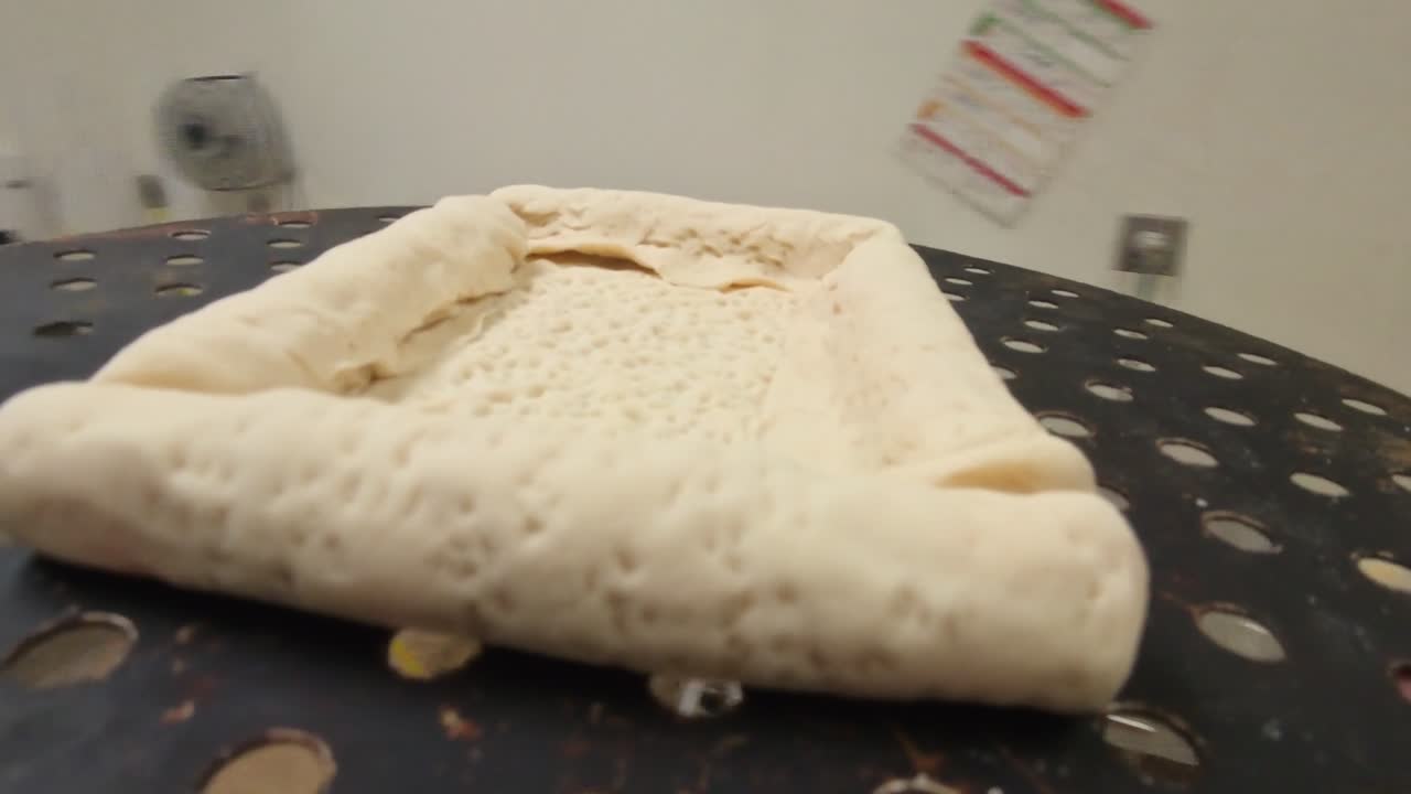 Pizza Commercial Kitchen spin of dough