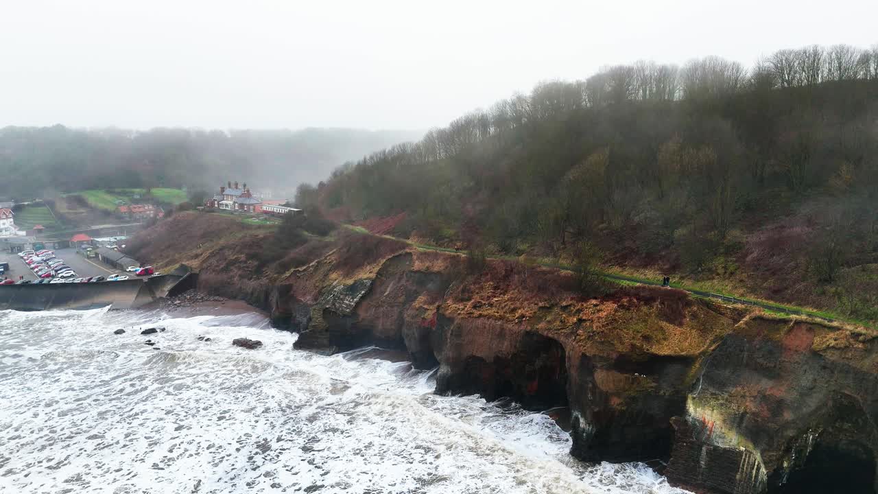 Stormy winter scene