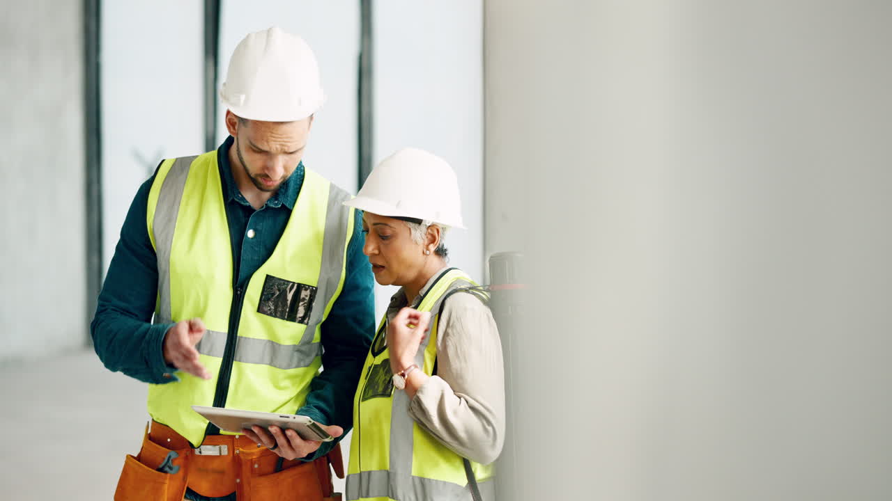 arquitecto, construcción y discusión en equipo
