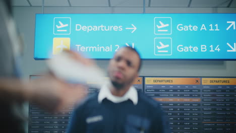 Airport Security Checking Documents