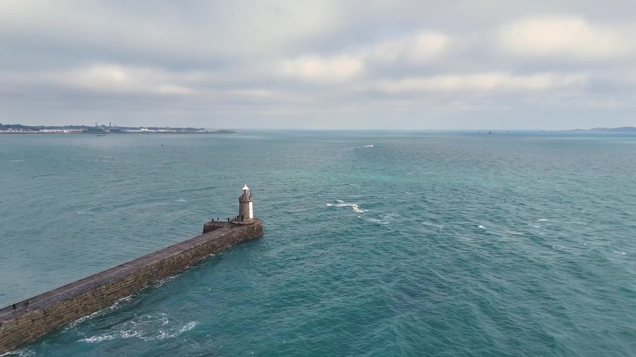 Vista aerea di Castle Cornet a St Peter Port, Guernsey 19