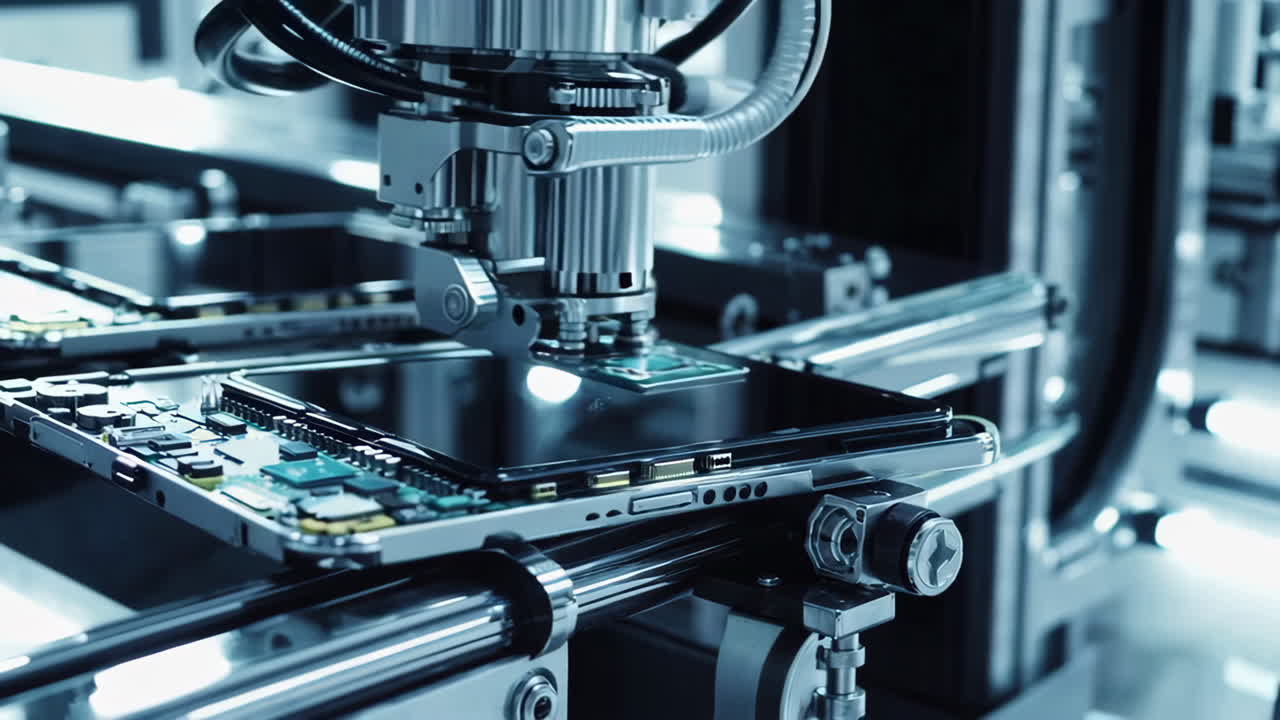 Automated Manufacturing Process of Electronic Components