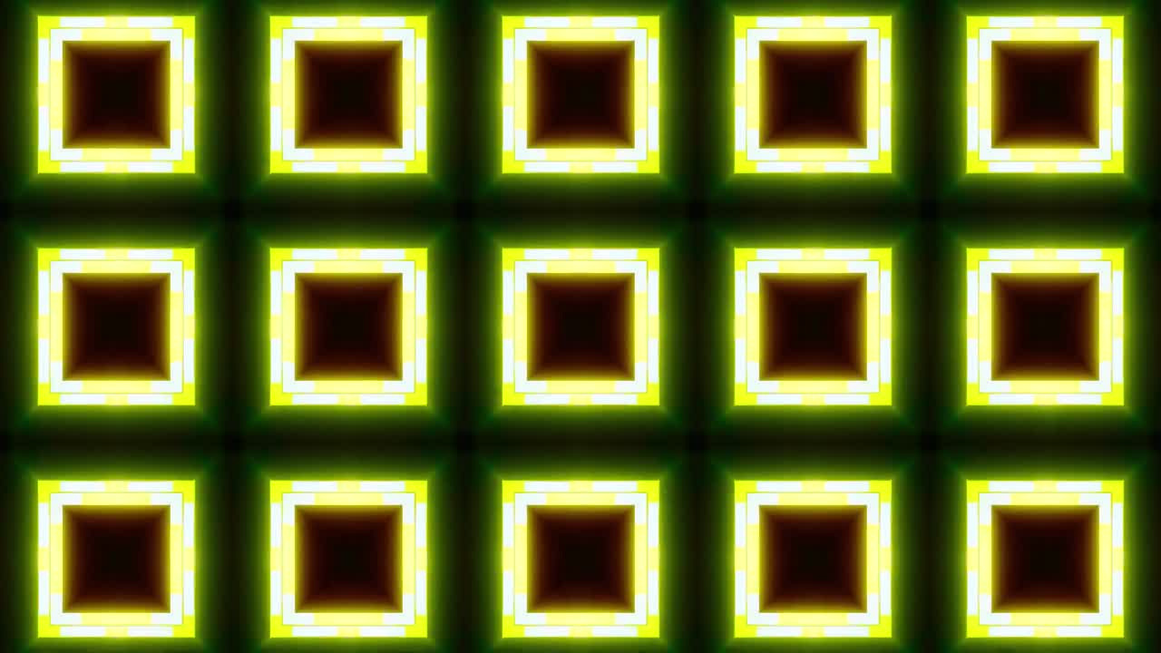 Squares Lights VJ Loop Background
