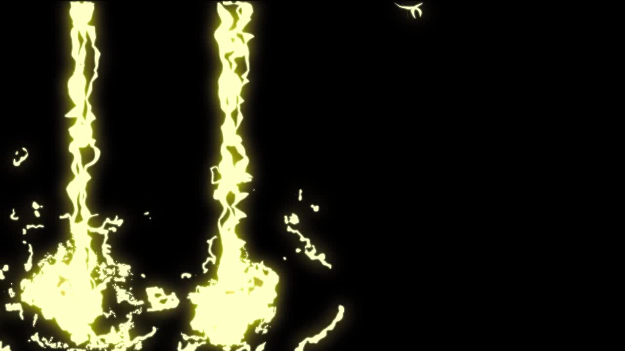 Animazione energia fulmini e tuoni grafica in movimento