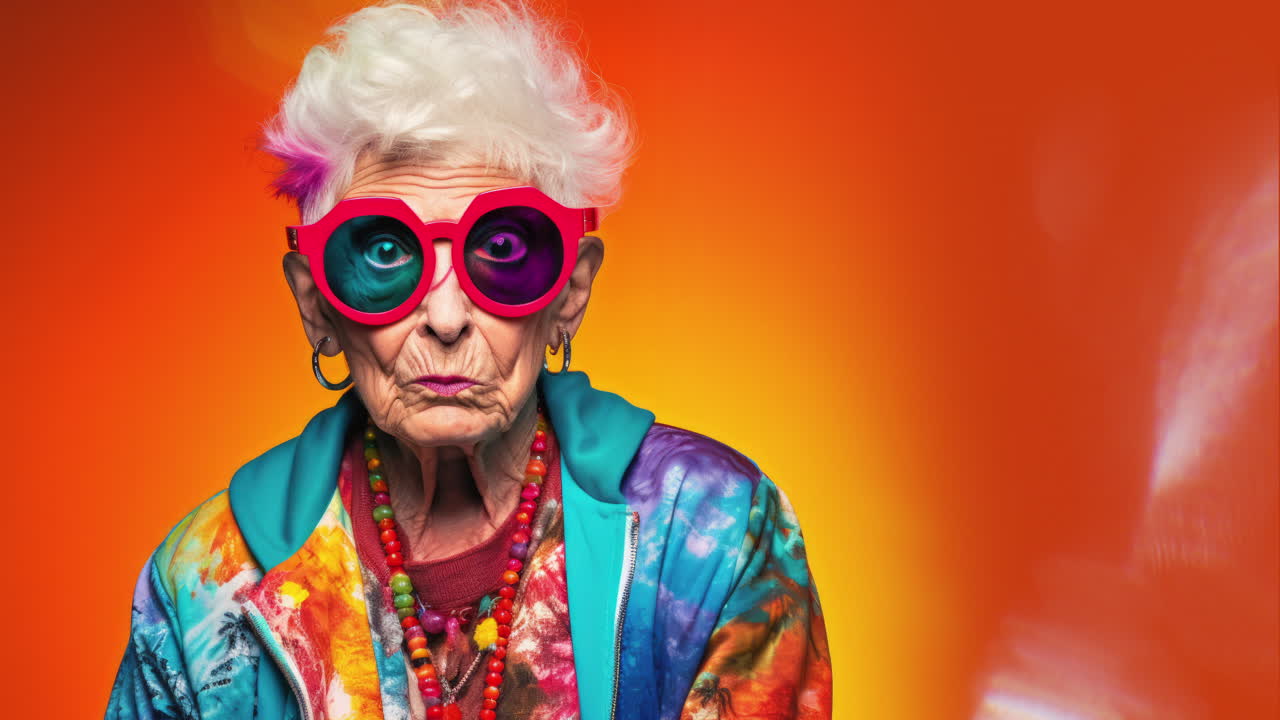 generado por una abuela de edad avanzada