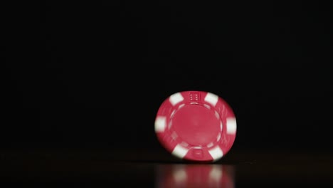 spinning red poker chip