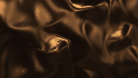 gold sparkly silk background. glamour satin texture 3d rendering loop 4k