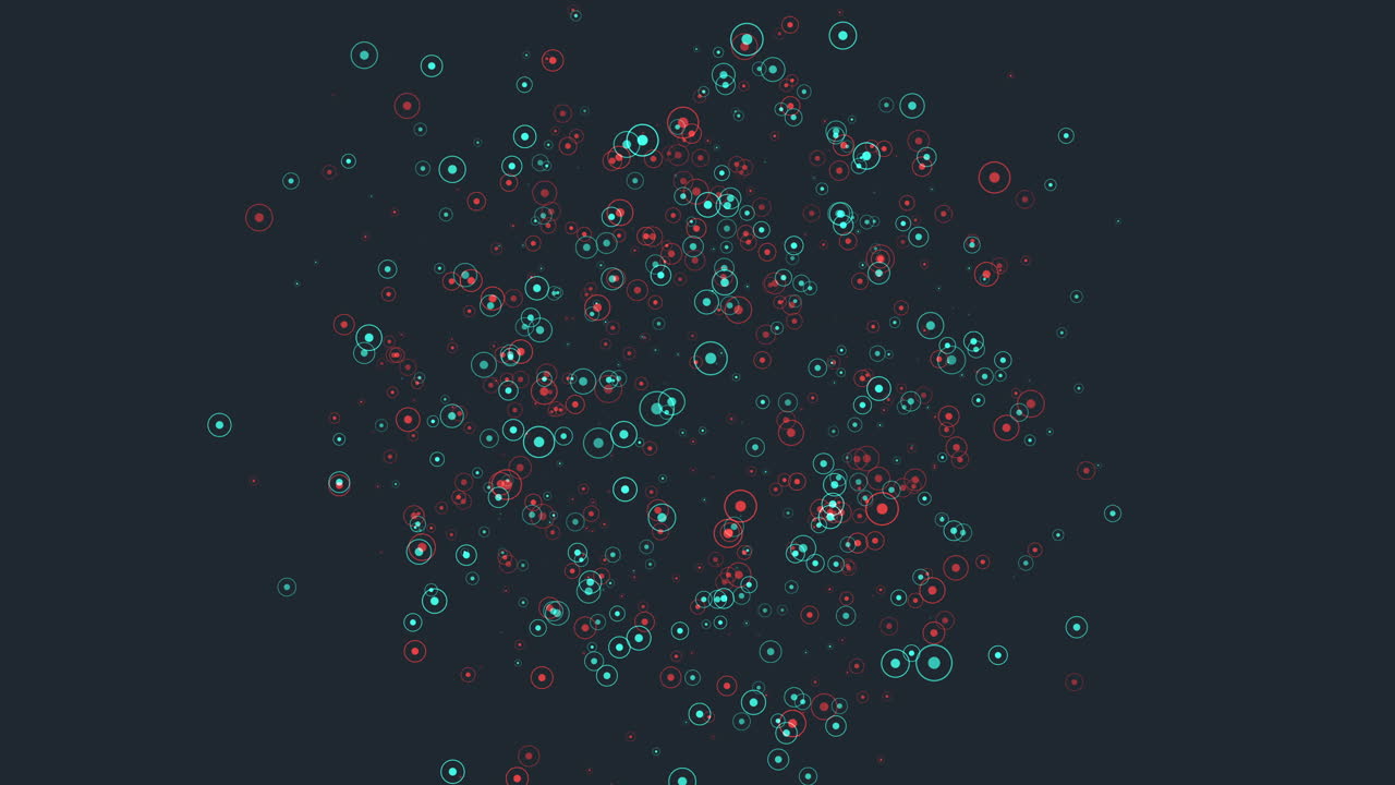 Impressionistic face of dots on black