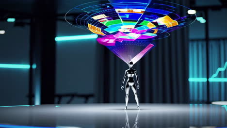 futuristic augmented reality display