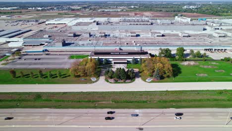 entrance fca belvidere assembly plant, closed