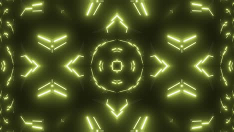 neon green geometric pattern