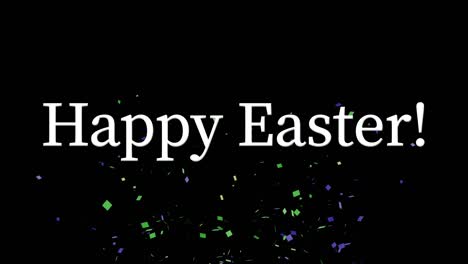 happy easter event text animation motion graphics