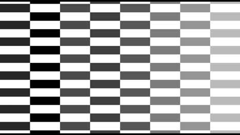 textura de pantalla digital pixelada con un patrón de cambio aleatorio monocromático en blanco y negro. animación en color