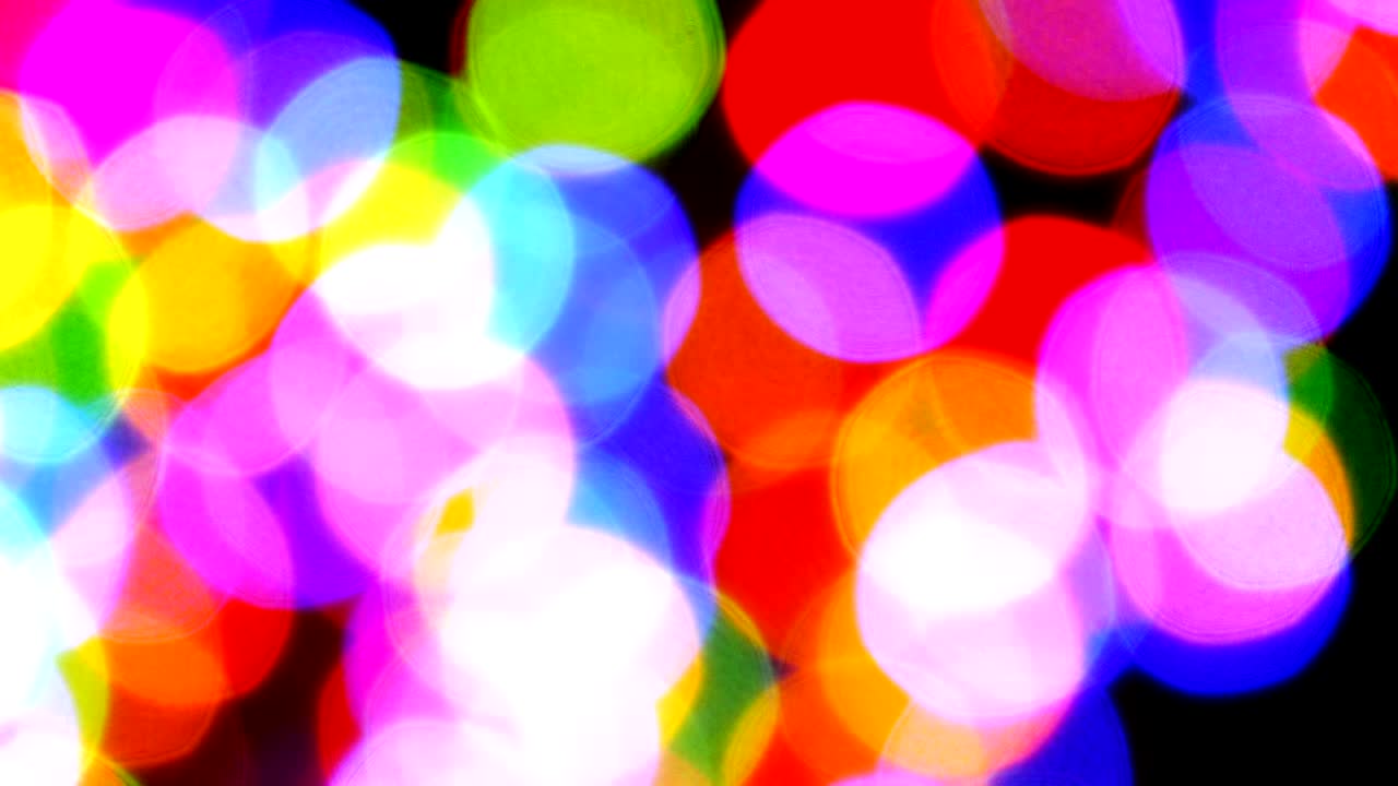 다채로운 bokeh 빛