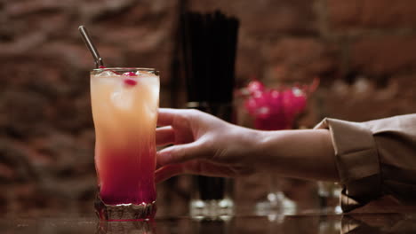 bartender preparing a drink