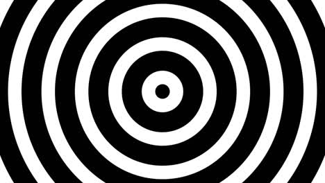 fondo de movimiento en espiral animado abstracto en blanco y negro, bucle sin costuras. efecto de remolino hipnotizante, ilustración de ilusión óptica.