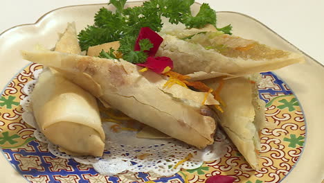delicious spring rolls