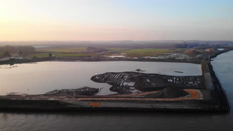 vista aérea del nuevo parque industrial que se abre camino en puttershoek