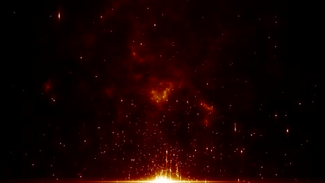 particles dust abstract light bokeh motion titles cinematic background loop