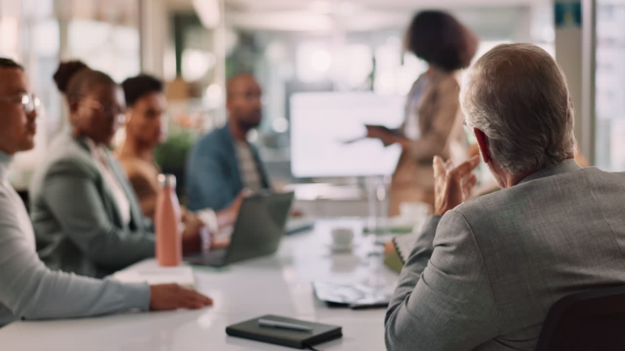 reunión de negocios en curso
