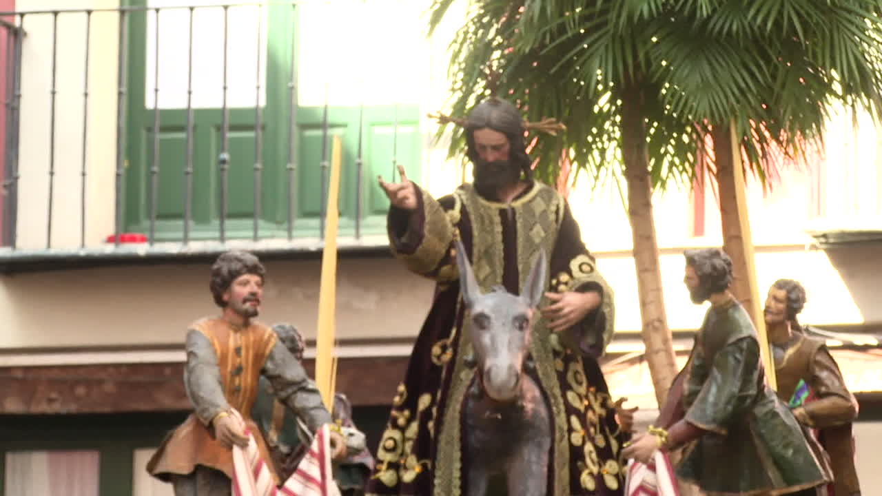 Jesus on a Donkey - Palm Sunday Procession