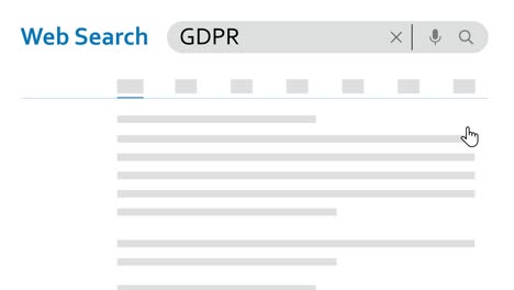 gdpr 或一般數據保護法規規範技術合規性摘要 4k 上顯示為網頁搜尋結果