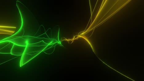 líneas de neón abstractas