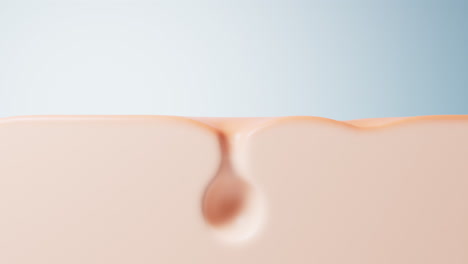 pore acne and skin health concept, 3d rendering.