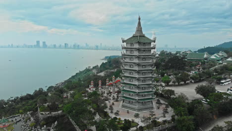 buddhist temple at marble mountains in danang