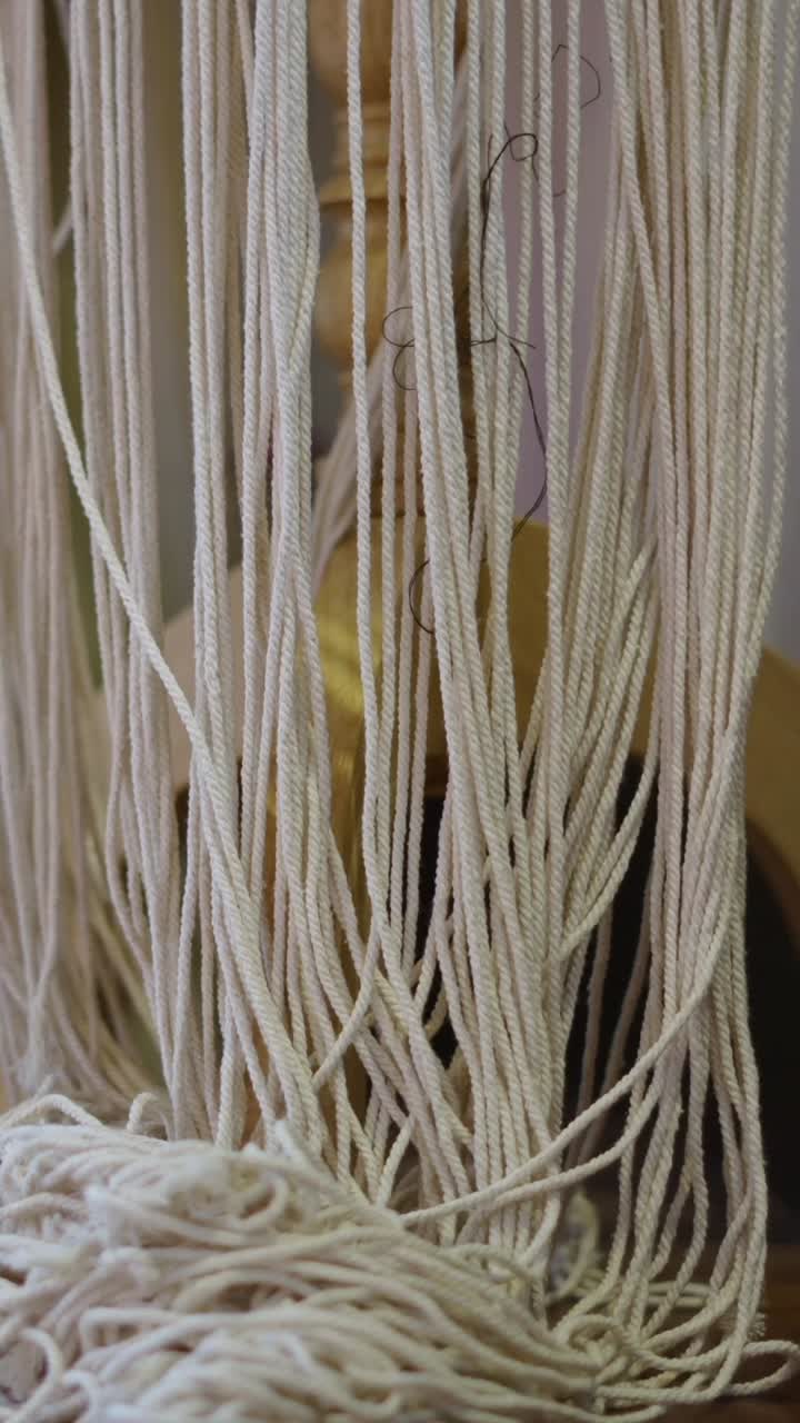 Macrame art and crafts