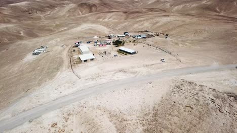 vista de pájaro de 180&#39; de un campamento del pueblo rashaida