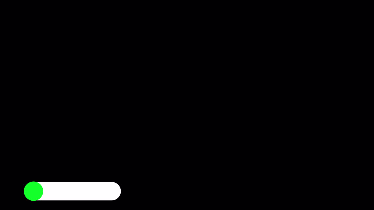 Animated Loading Progress Bar with Red and Green Colors