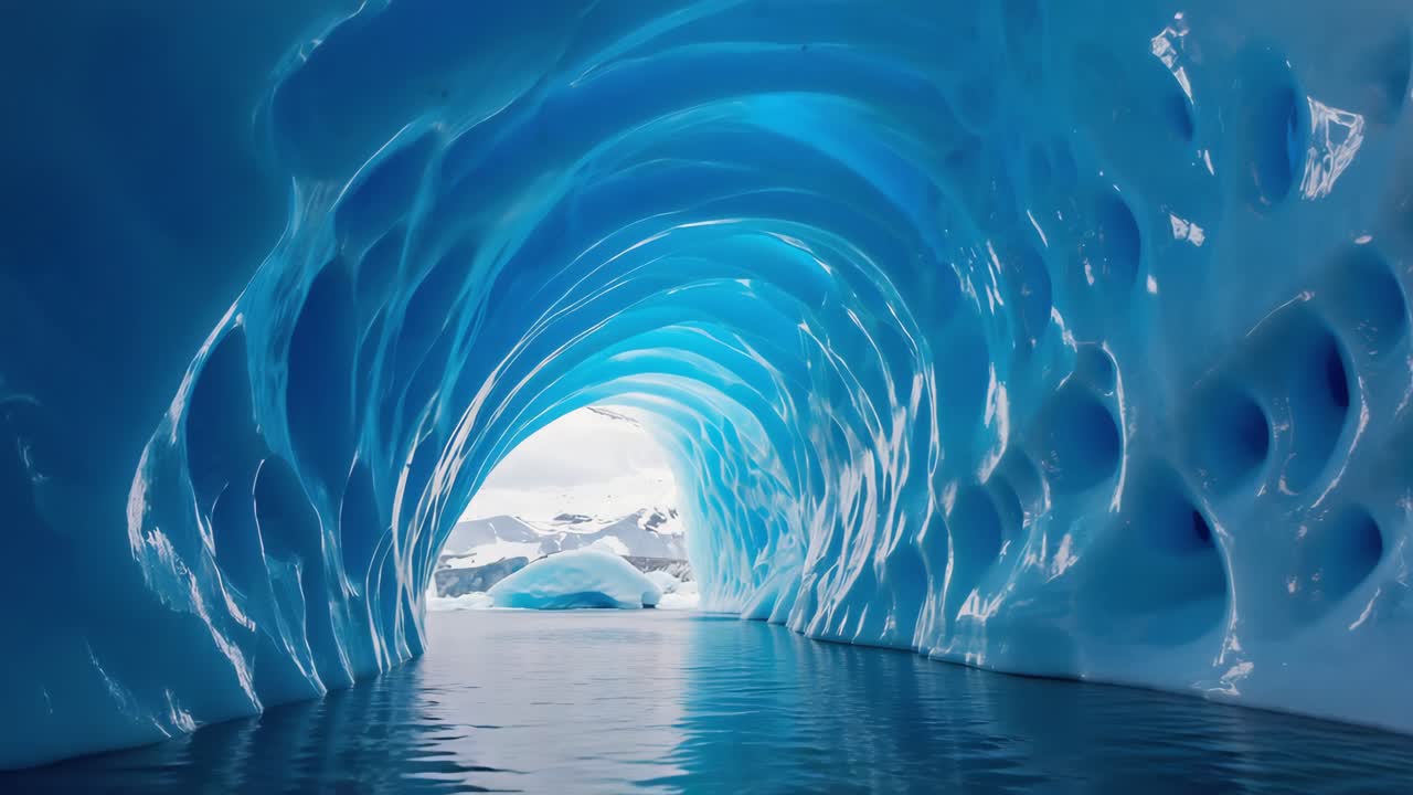 Ice Cave in Antarctica