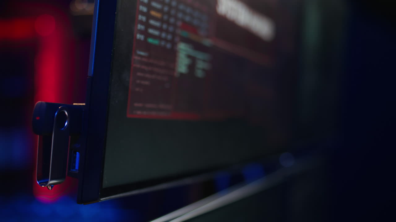 pc 해커에서 도난당한 데이터와 함께 usb 플래시 드라이브를 업로드