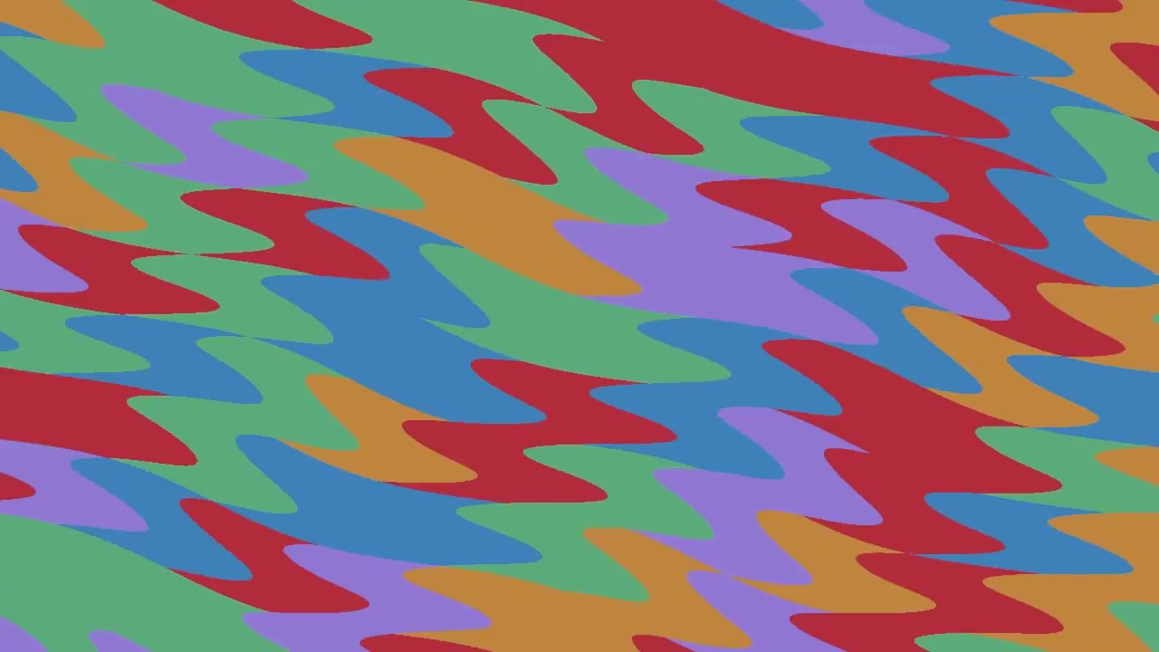 Abstract Motion Background with Colorful Wavy Shapes