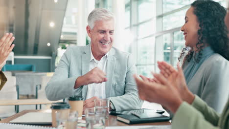 business people, high five