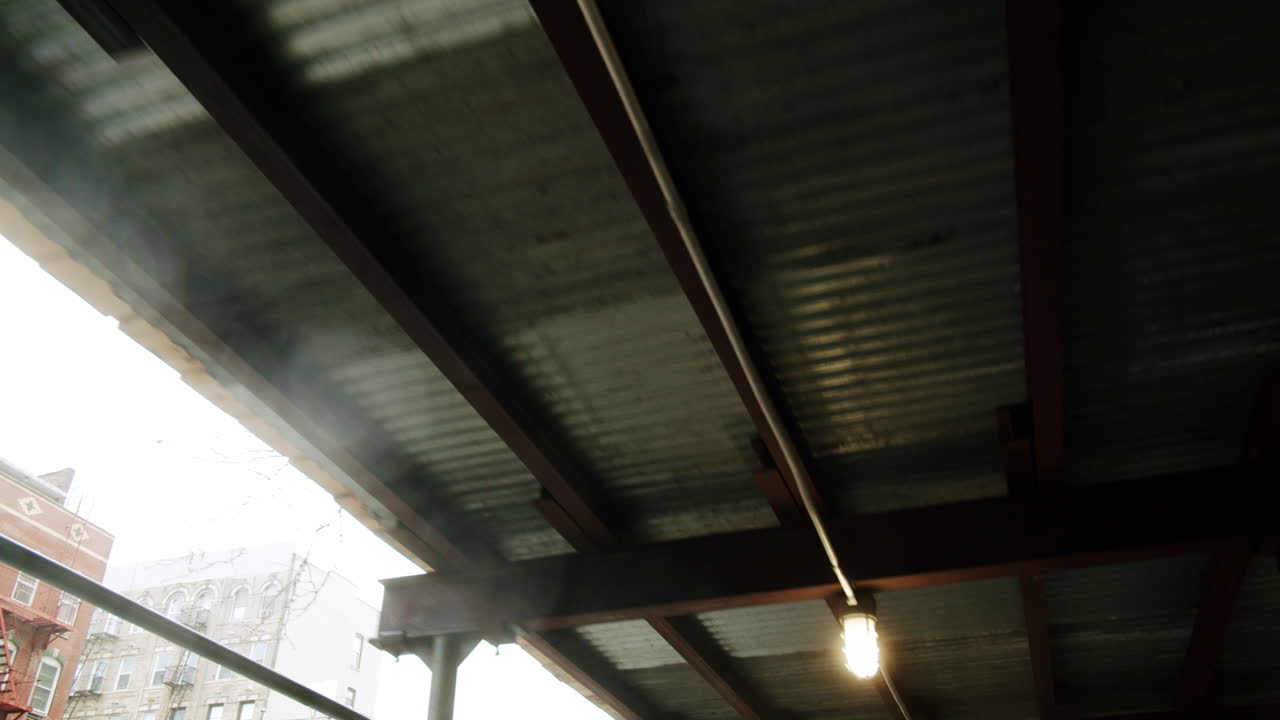 Metal roof structure