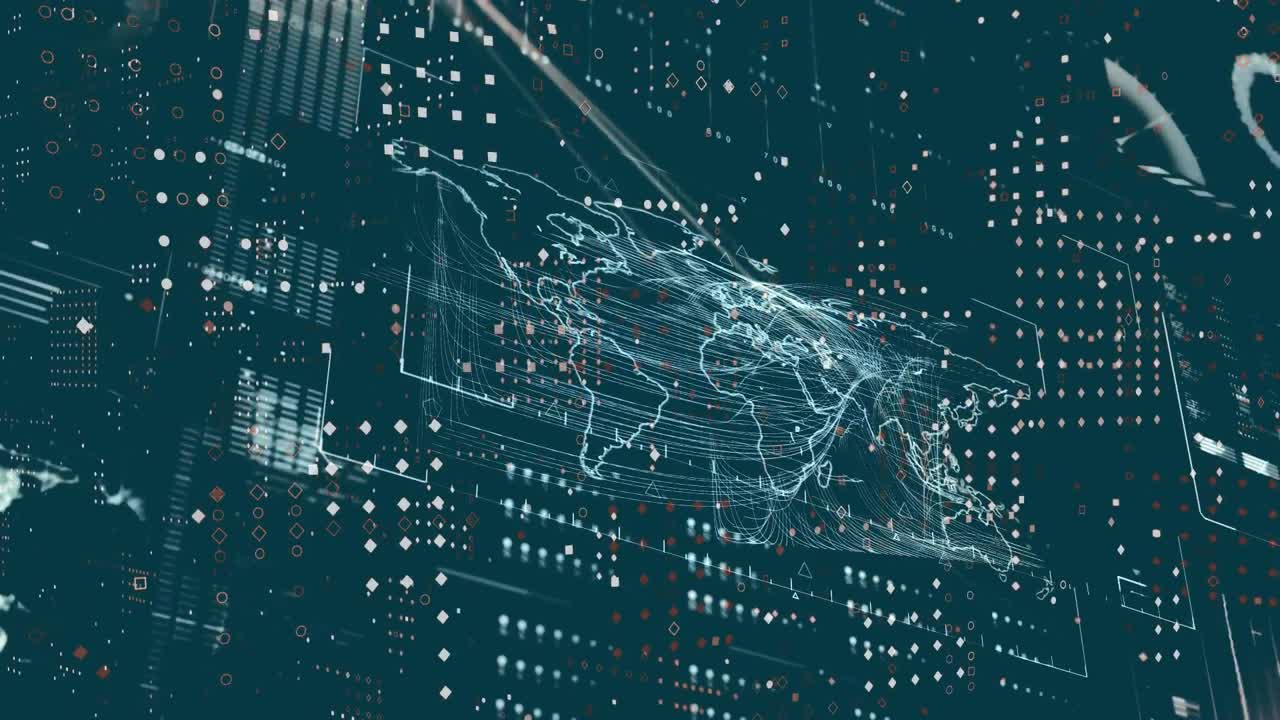 Animation of statistics and financial data processing