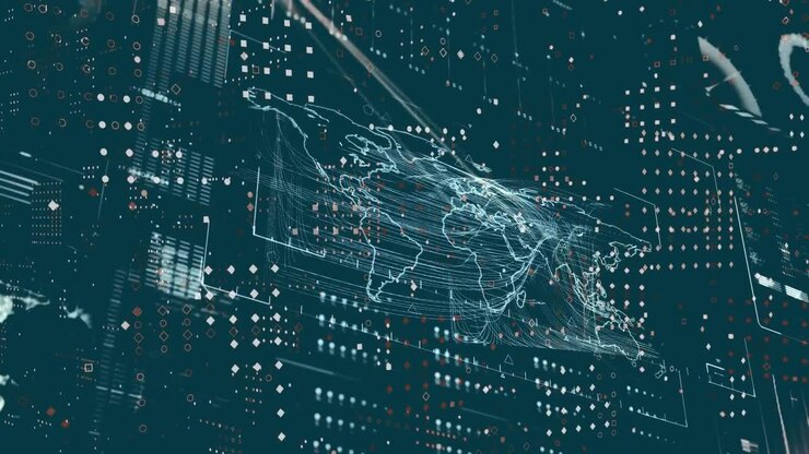 Animation of statistics and financial data processing