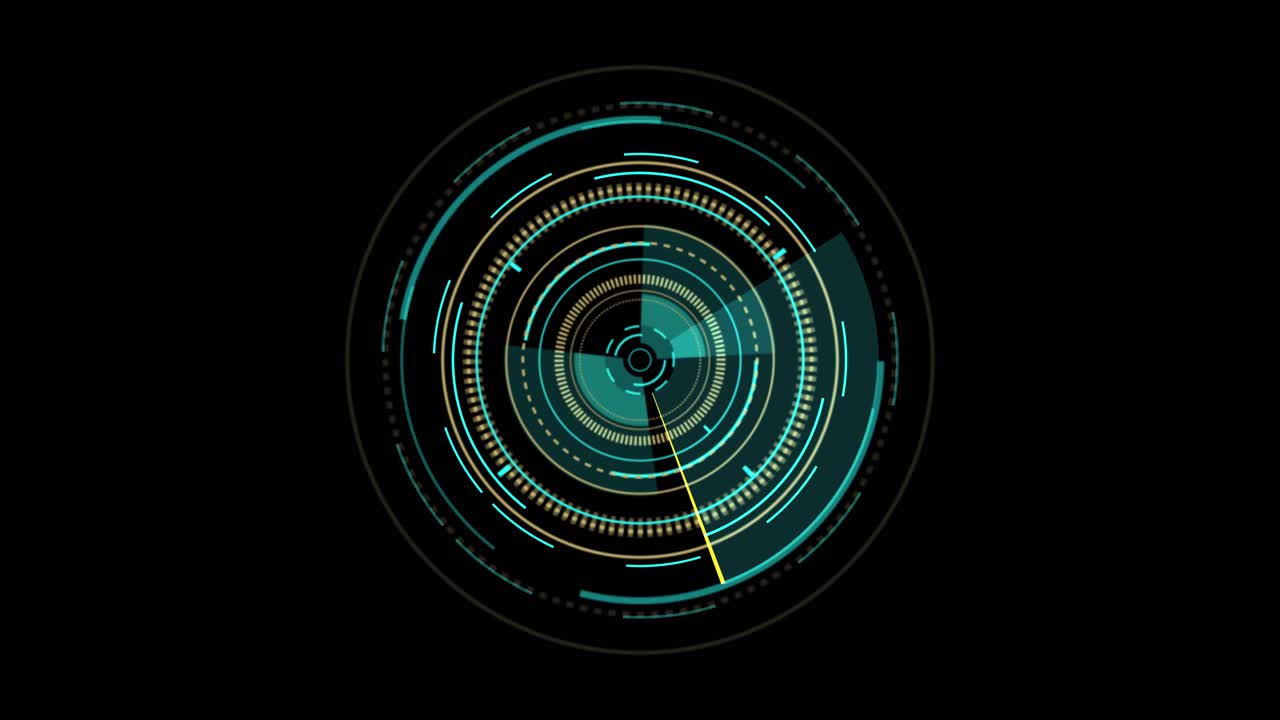 Hologram hud circle user interface smart city metaverse virtual reality futuristic digital interface