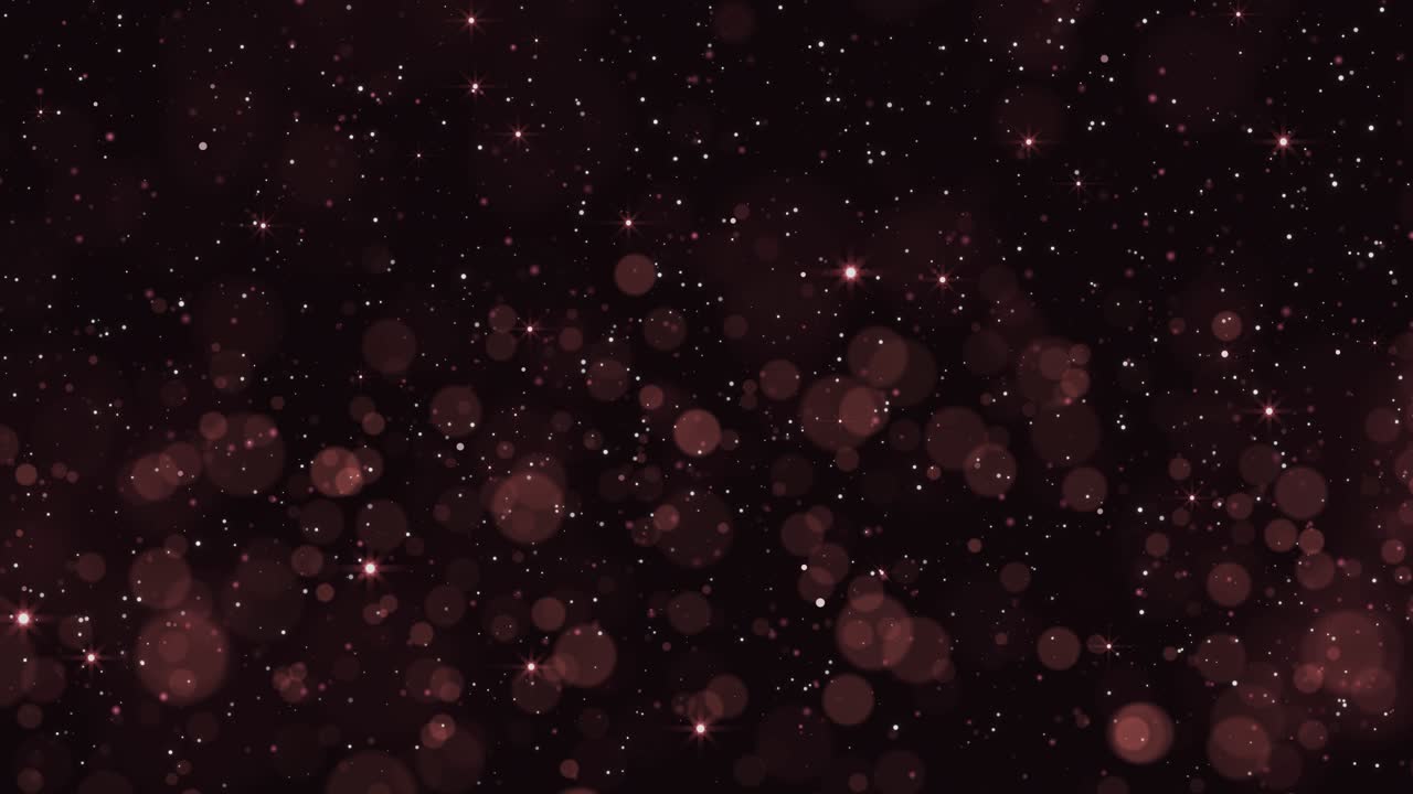 Abstract futuristic bokeh dust particles flying flickering particles as bokeh of light background