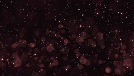 abstract futuristic bokeh dust particles flying flickering particles as bokeh of light background